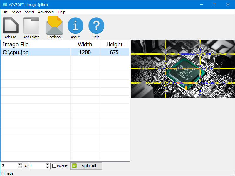 Vovsoft Image Splitter - 图片分割工具[Windows][$19→0]