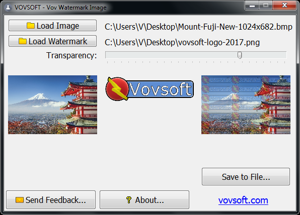 Vovsoft Watermark Image - 图片水印工具[Windows][$19→0]