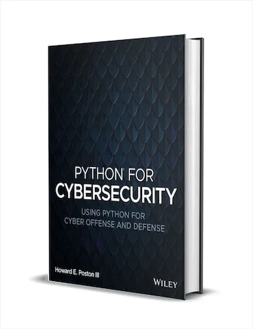 限时免费获取电子书 Python for Cybersecurity[$30→0]