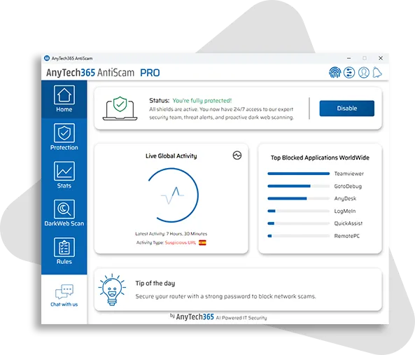 AnyTech365 AntiScam Pro - 反诈骗、反钓鱼工具[1年授权][Windows][$49.9→0]